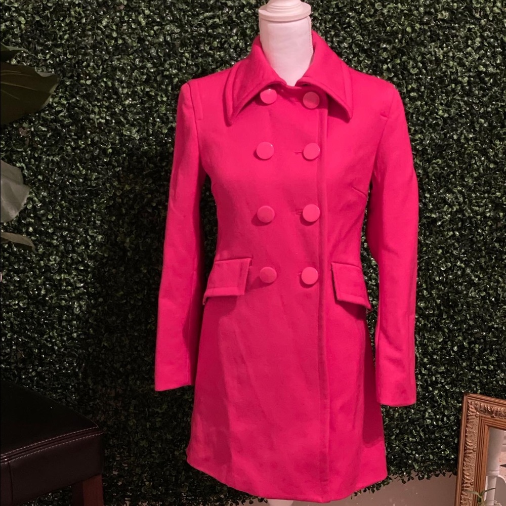 💗 Moda Pea Coat - Picture 3 of 6